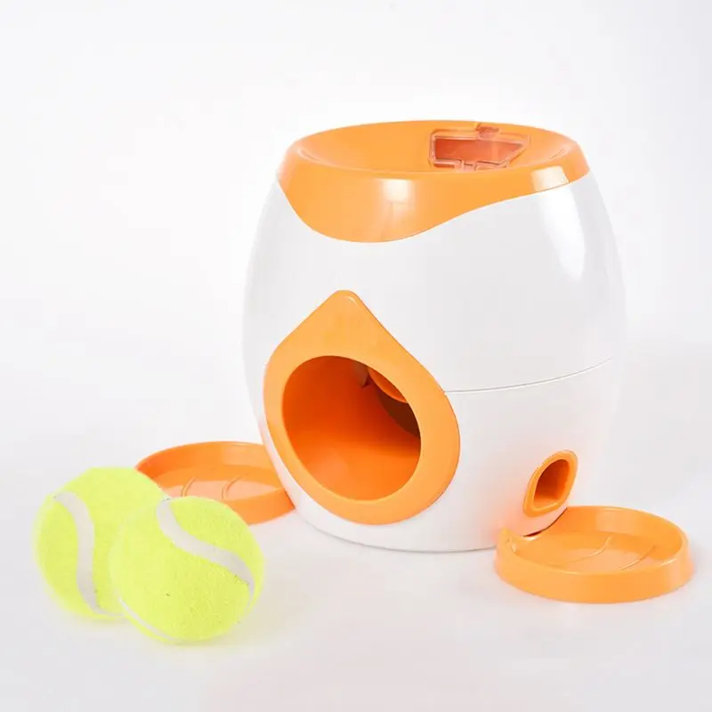 ZT корм для животных интерактивная игрушка для собак теннисный мяч Метатель еда награда машина обучение