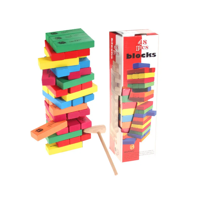 

CHILDREN'S Toy Baby Educational Toy CHILDREN'S Building Blocks Jenga Wooden Toys Jenga Educational Early Childhood Toy