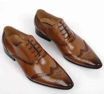 

Fashion Pointed Low Top Leather Shoes Men's All True Leather Shoes Business Dress Shoes Cowhide Chaussure Homme