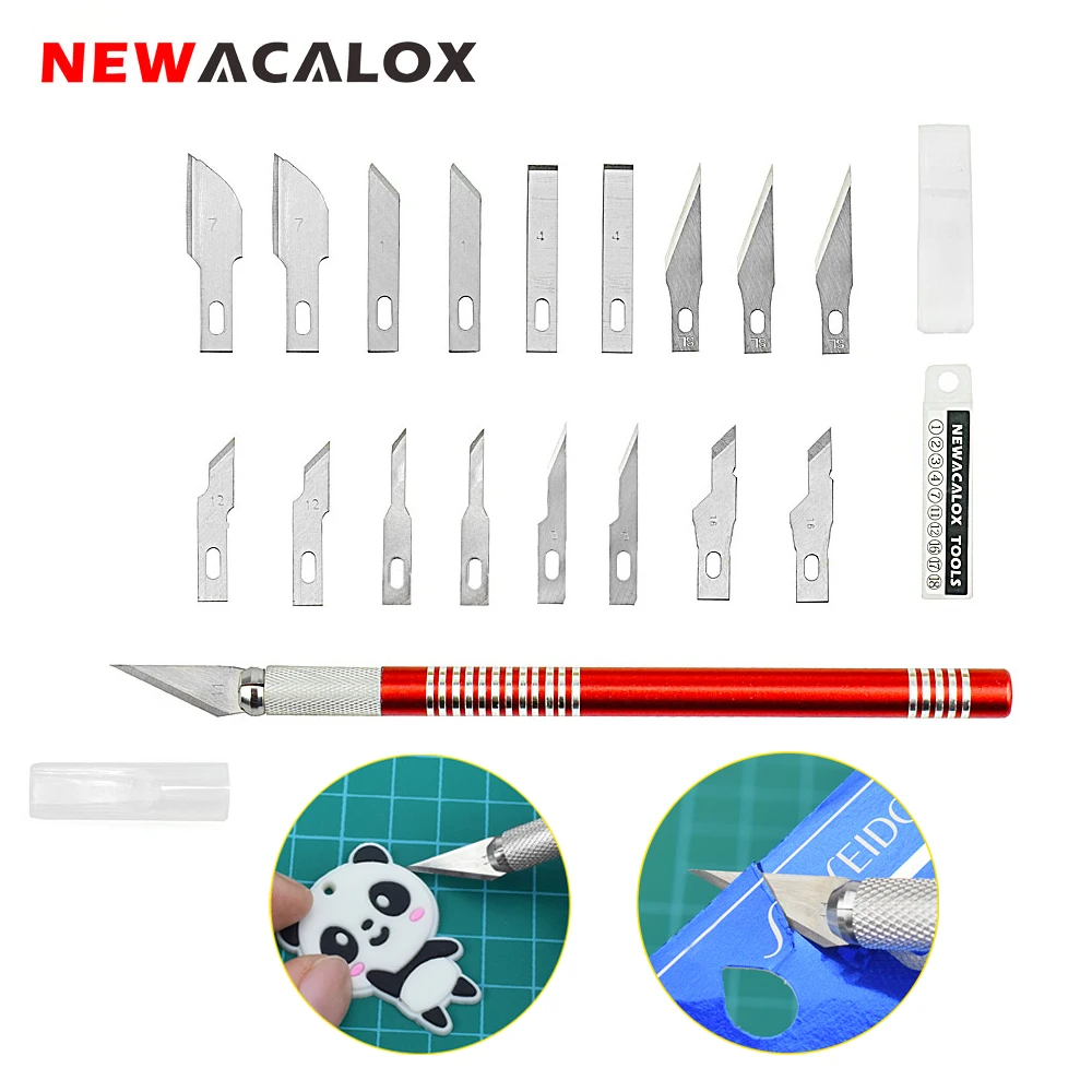 NEWACALOX Juego De Cuchillos De Precisi n Para Manualidades Cuchillo