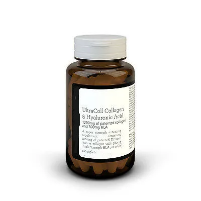 

1200mg Collagen and 300mg HLA in one . PATENTED Ultracoll Marine Collagen