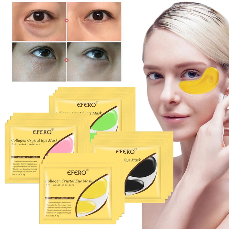 1 Pair Eye Mask for Face Care Collagen Eyes Mask Gel Anti wrinkle