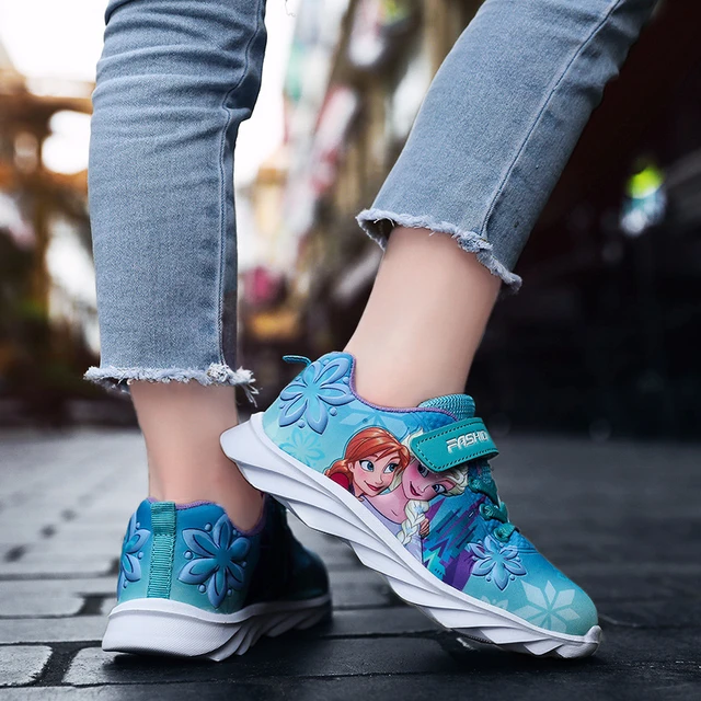 Precipice tilgivet ignorere Frozen Sneakers Girl | Disney Girl Sneakers | Frozen Girls Shoes | Disney  Girls Shoes - Children Casual Shoes - Aliexpress