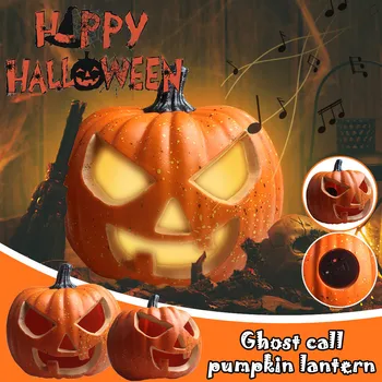 

Creative Halloween Lantern Home Props Pumpkin Bar Horror LED Pumpkin Light Party Decoration Festival Supply Lamps DROPSHIPPING
