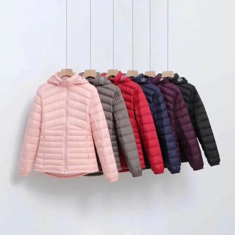 NewBang Brand  Women's Down Coat Hat Detachable