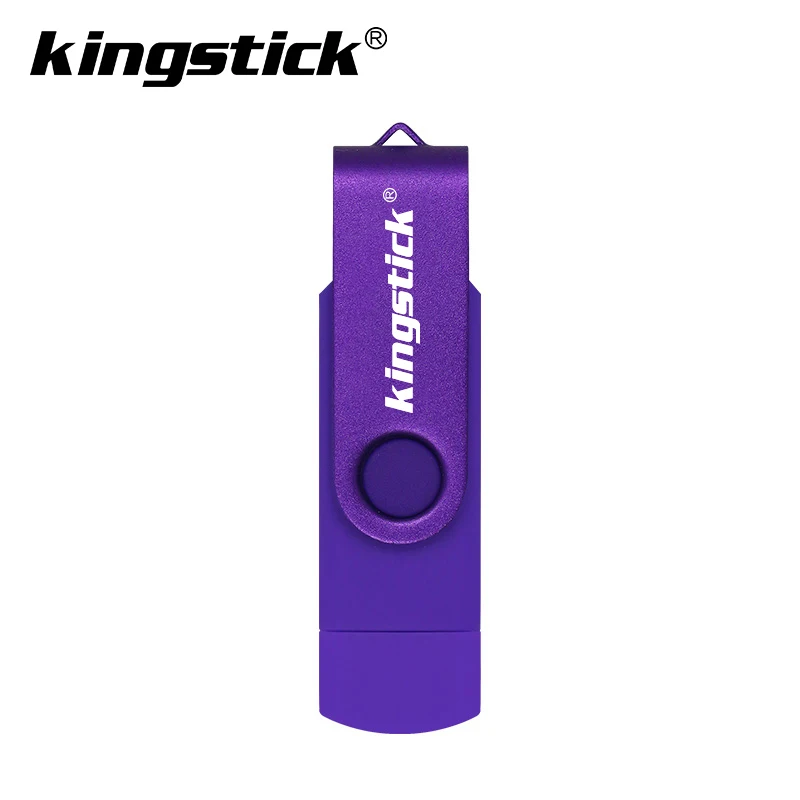 Высокоскоростной usb 3,0 OTG 64 Гб флэш-накопитель 128 ГБ usb-накопитель для внешнего хранения данных флеш-накопитель карта памяти 32 Гб 16 Гб микро-usb-накопитель - Цвет: purple