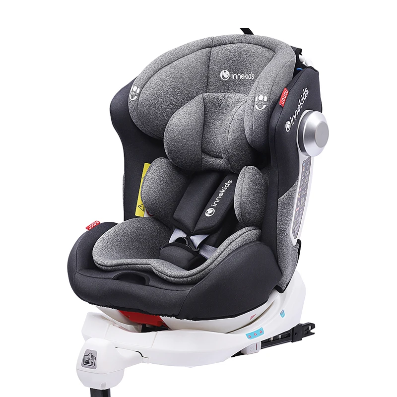 US $143.99 YC05S Innokids Child Safety Seat 360 Degree Rotating Car With 012 Years Old Baby Can Sit And Lay Isofix Latch Grey