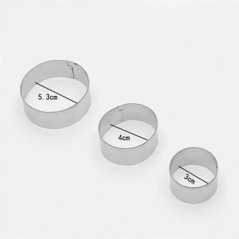 Cookie Cutter 12pcs/set Stainless Steel Cookie Biscuit DIY Mold Star Heart Round Flower Shape Cutter Baking Mould Fondant Sugarcraft Stamp