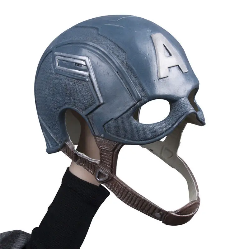 

Cosplay Captain America Steven Mask Helmet Halloween Soft Cosplay Latex The Avengers Mask Mask Props spiderman mask