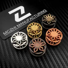 R188 подшипник колпачок пара замок ручной мини-Спиннер латунь титановый сплав медь Непоседа аксессуар для спиннера EDC взрослый Антистресс игрушка для детей с СДВГ