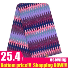 Настоящий гарантированный настоящий голландский воск высокого качества, ткань с принтом, 6 ярдов, африканская ткань для шитья, 120416