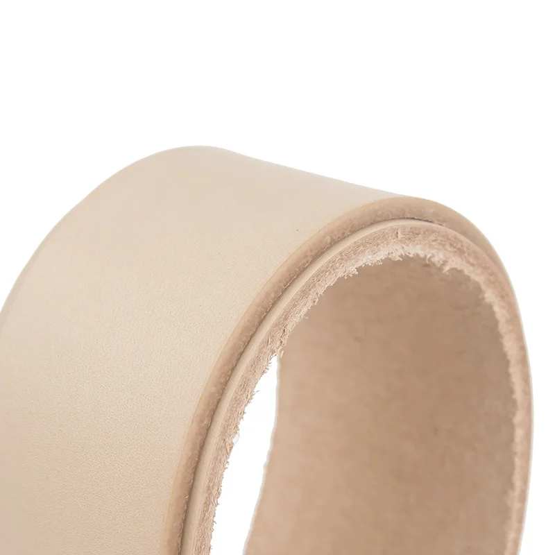 

Vegetable Tanned Cowhide Leather DIY Craft Handmade Material Parts 30*4cm 1pcs