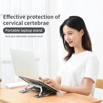

Portable Laptop Holder for MacBook Air Pro Notebook Laptop Stand Bracket Foldable Aluminium Alloy Laptop Holder for PC Notebook