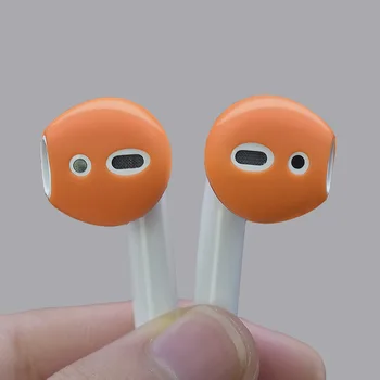 

For Apples airpods anti-lost silicone sleeve wireless Bluetooth headset case ultra-thin non-slip ear caps for air pods earphone
