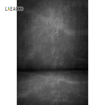 

Laeacco Gradient Gray-black Solid Color Portrait Photography Backgrounds Customize Photographic Backdrops Props For Photo Studio