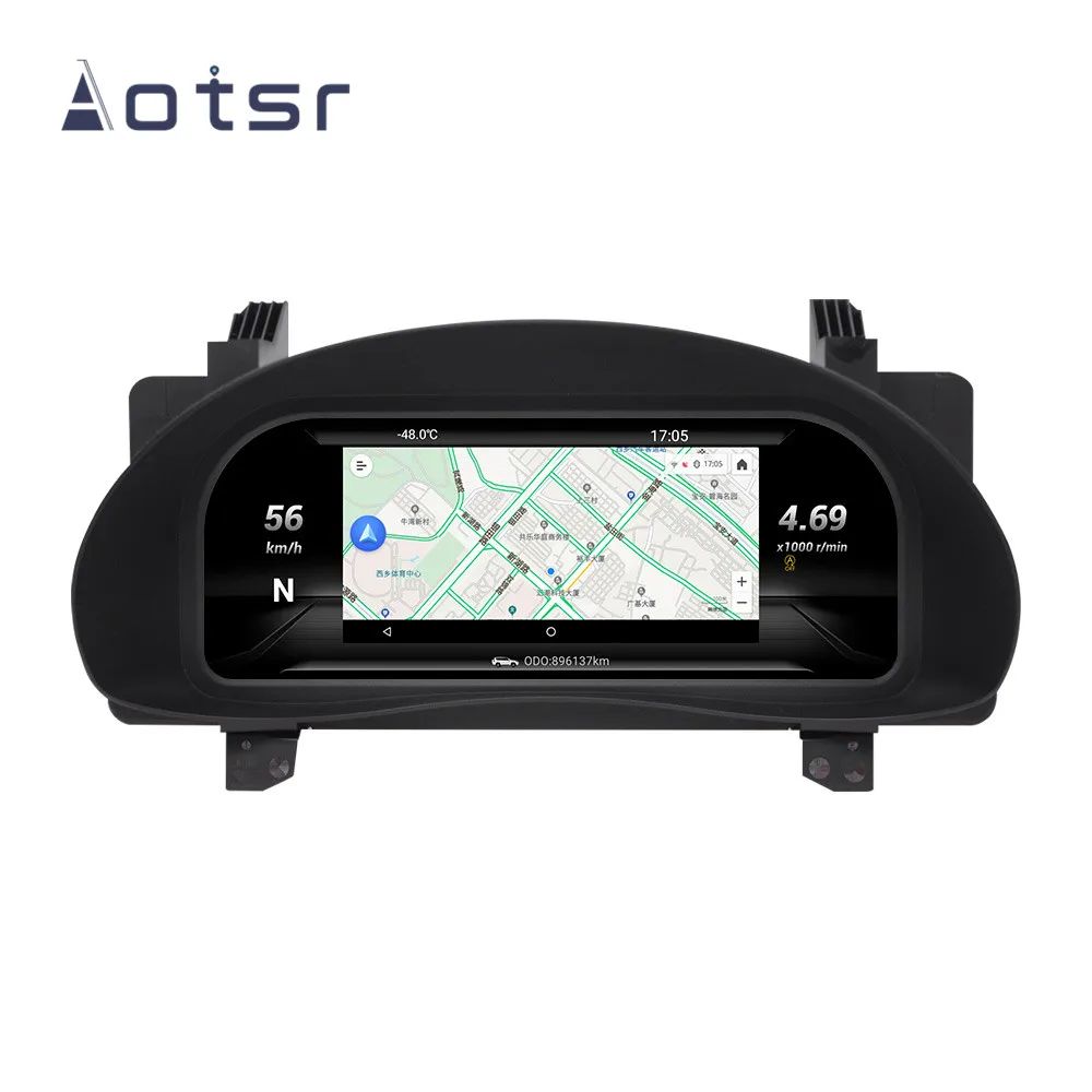 12 3 &quotAndroid 9 0 автомобильный ЖК инструмент приборной панели экран GPS навигация для
