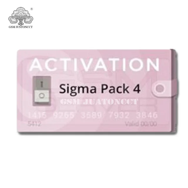 Sigma Pack 3 Activation + Sigma Pack 4 Activation