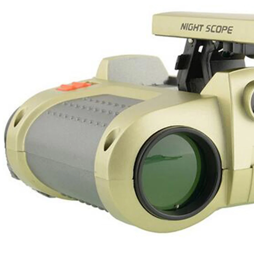 4x30 мм складной бинокль ночного видения, детский телескоп, обучающая игрушка, подарок для детей, Детский бинокль на день рождения
