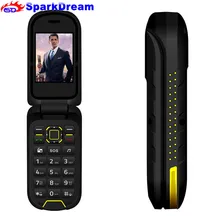 Ioutside F2 мобильный телефон флип двойной дисплей док-станция SOS фонарь светодиодный старшего 2,4 дюймов водонепроницаемый прочный мобильный телефон