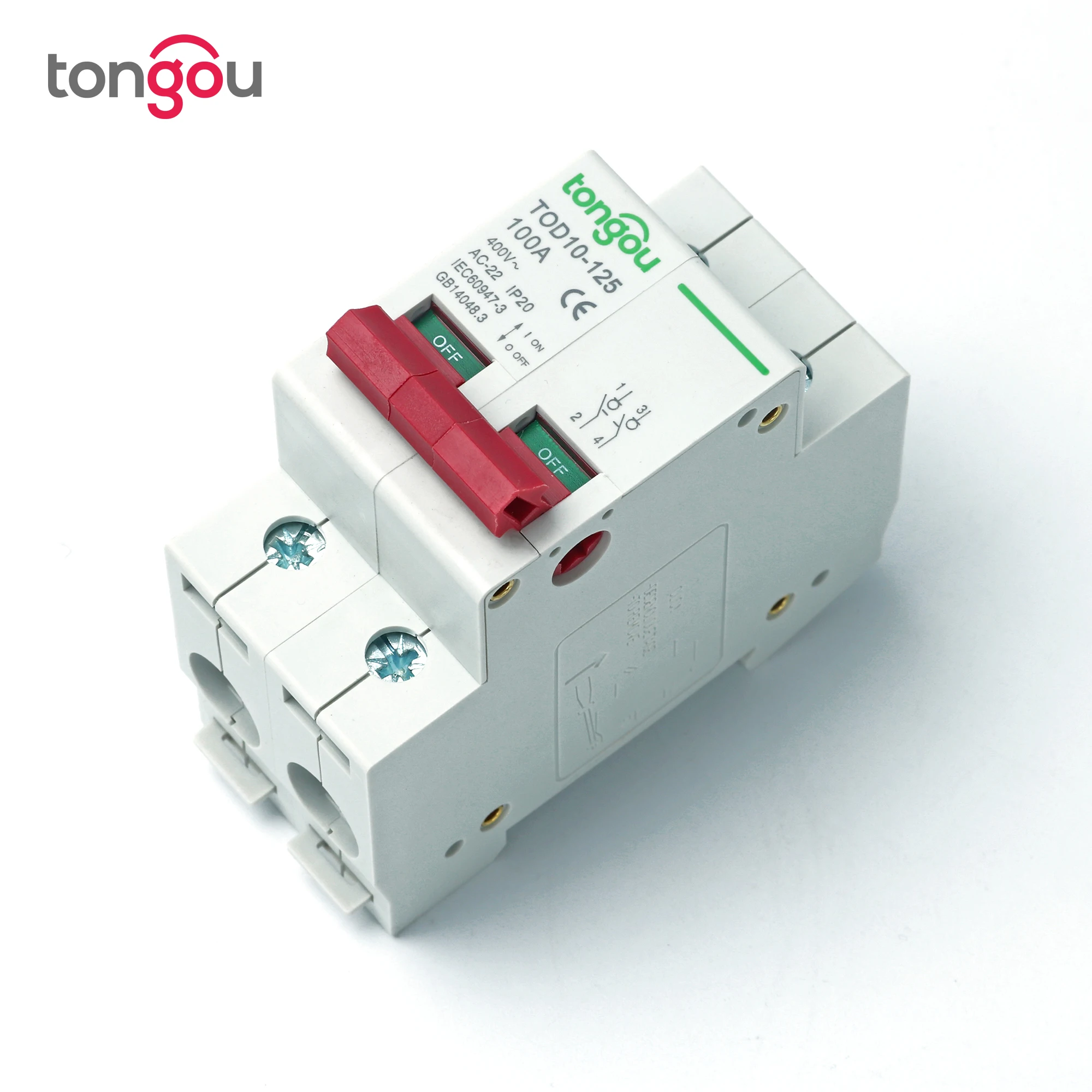 230V 400V AC 2P Main Switch Function Disconnector Switch, 45 OFF