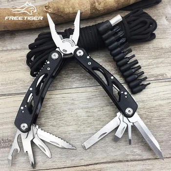 

FREETIGER FP11 Multi pliers 22 in One Hand Tool Set Screwdriver Kit Portable Folding Knife stripper cutter Stainless pliers