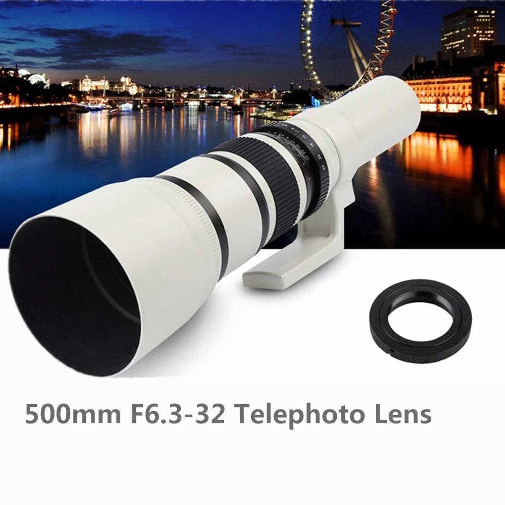 500 Millimetri F6.3-32 Teleobiettivo Lens Per Panasonic Gm5 Gh4 Gm1 Gx85 Gx8 Gx7 G7 Gh3