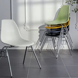 Chaise à dossier nordique créative, chaise de salle à manger à dossier, style médiéval, rouge, moderne et minimaliste 