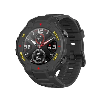 

For Amazfit- T Rex- Watch Case Soft Protective Cover Shell Bumper Frame Protector for Hua-mi Amazfit- T REX- Bracelet Film