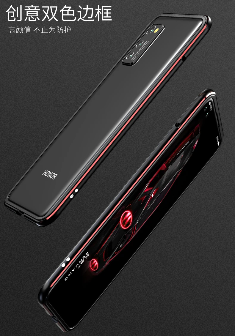 Роскошный металлический чехол-бампер для huawei Honor V30 Pro, чехол, защитный чехол из алюминиевого сплава для huawei Nova 6, чехол