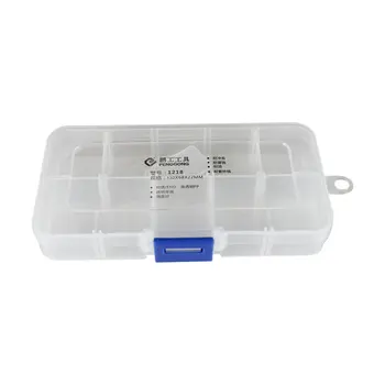 

1218 Plastic Tool Box Transparent Toolbox Electronic Components Screw Storage Box Electronic Plastic Parts Tool Boxes