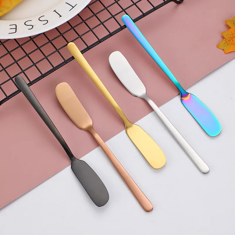 304 stainless steel Cheese knife Butter knife butter spreader jam cream Kitchen tools Cheese Dessert cutter kitchen
