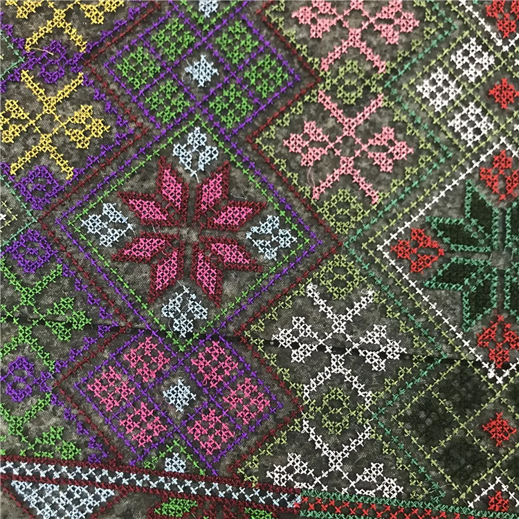 

Multi-color ethnic cross stitch embroidery computer embroidery fashion high-quality high-quality DIY dress clothing accessories