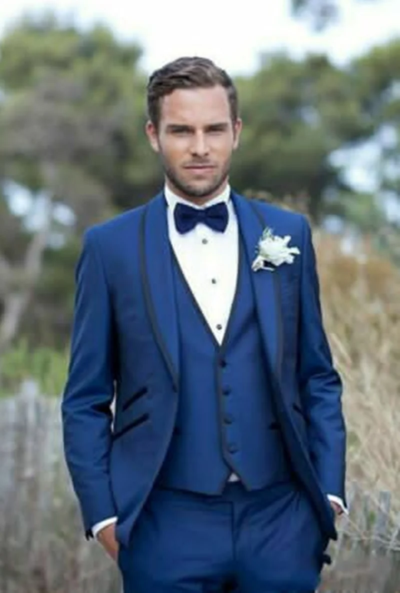 Trajes elegantes de para hombre, trajes masculinos de 3 piezas, mezcla de algodón, Terno sólido, PARA CENA DE BODA - AliExpress Ropa de hombre