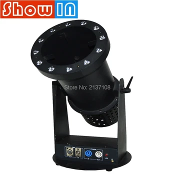 

1200W Launcher Confetti Machine DMX DJ Disco Wedding Party Event LED Cylinder Round Professional Stage Lighting Equipment
