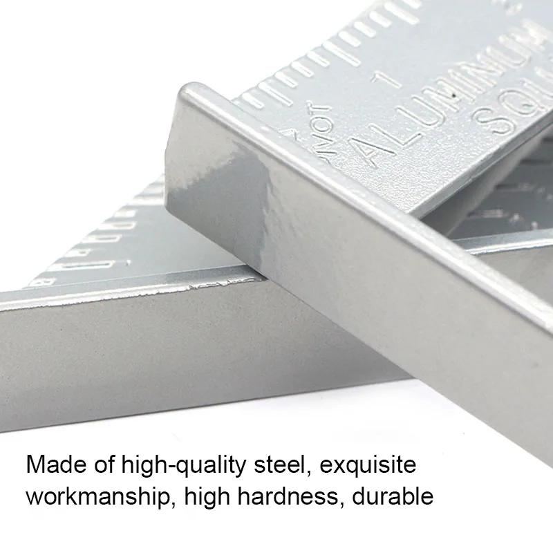 7 дюймовый алюминиевый сплав правый угол линейка треугольные измерения