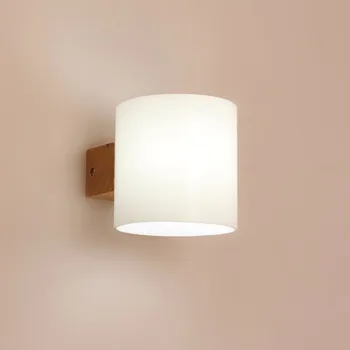 

2pcs/lot Modern wooden Wall Lamp Lights For Bedroom/bathroom Home Lighting Wall Sconce solid wooden wall light with led bulb