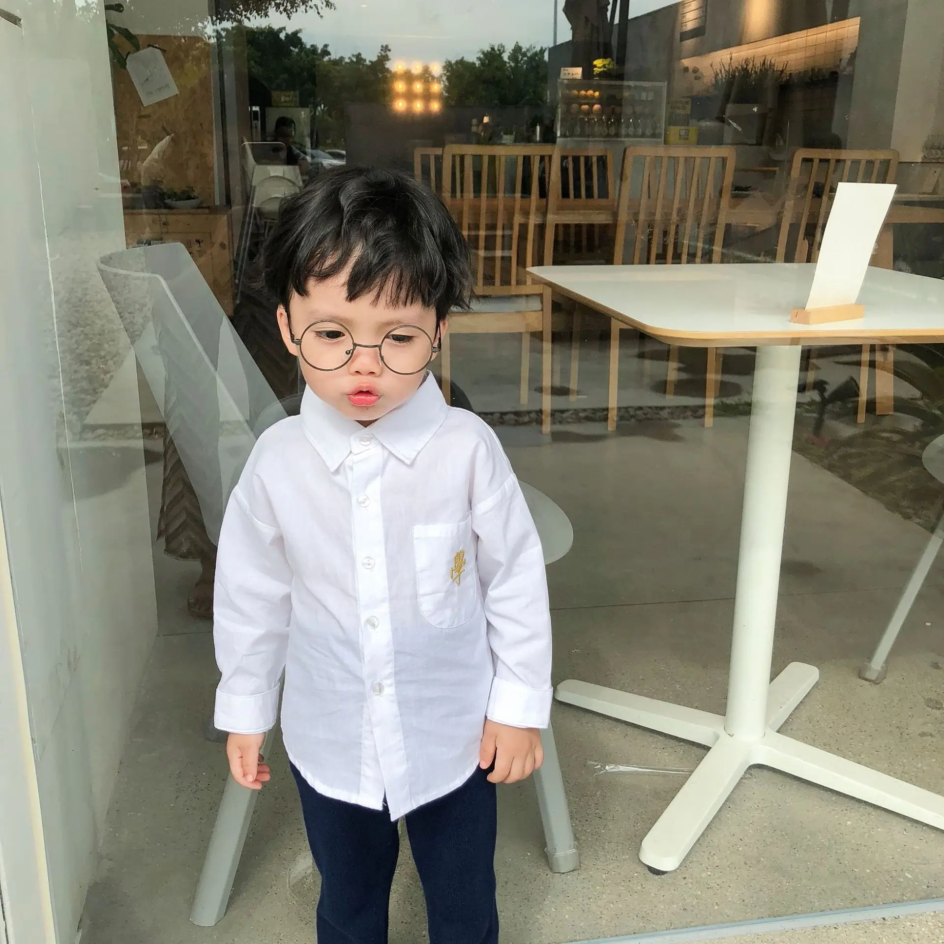 Tonytaobaby/осенне-зимняя одежда; Новая детская одежда; вязаный свитер; рубашка; комплект одежды для детей; осенняя одежда для девочек