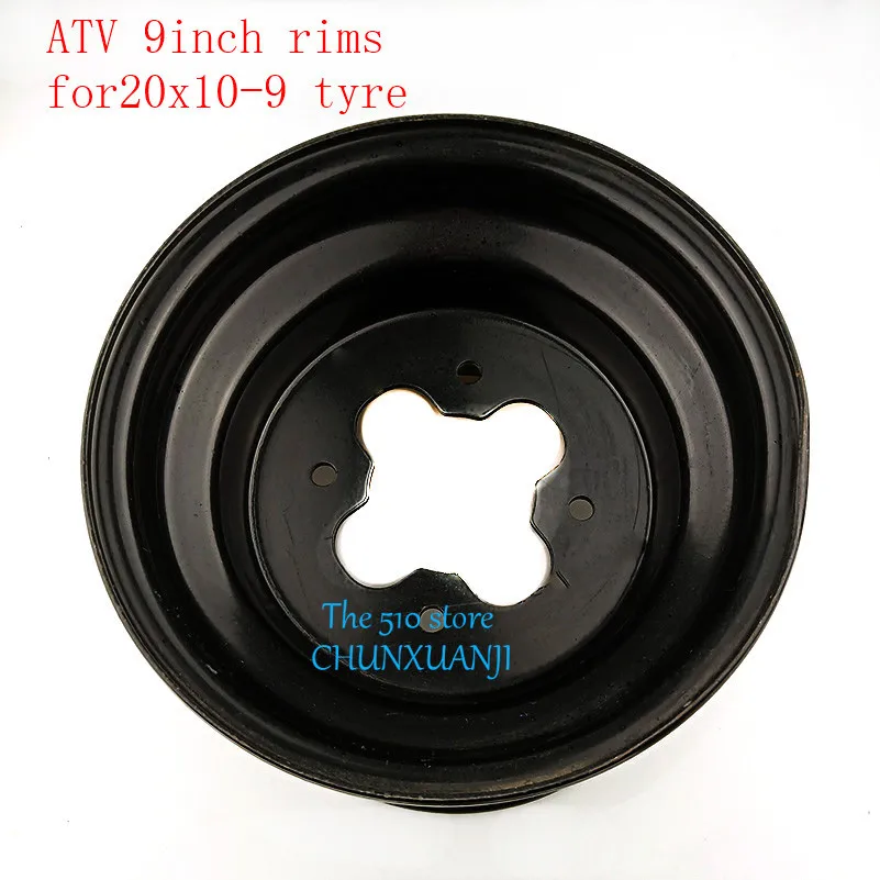 Размер 9 Inchwheel Hub ATV аксессуары 20X10-9 дюймовое железо обод колеса для мотоцикл для кросса Go-kart ATV