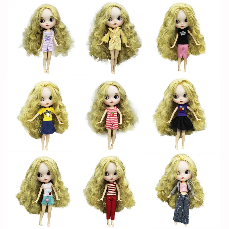 Высококачественное платье Одежда для куклы подходит blythe одежда и аксессуары