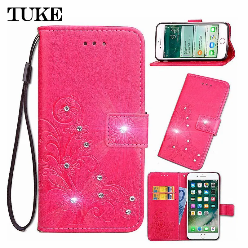 

For Fujitsu F-01L F-02L Case TPU Embossed Diamond Leather Case Cover Free Strap For Fujitsu F-01L F-02L
