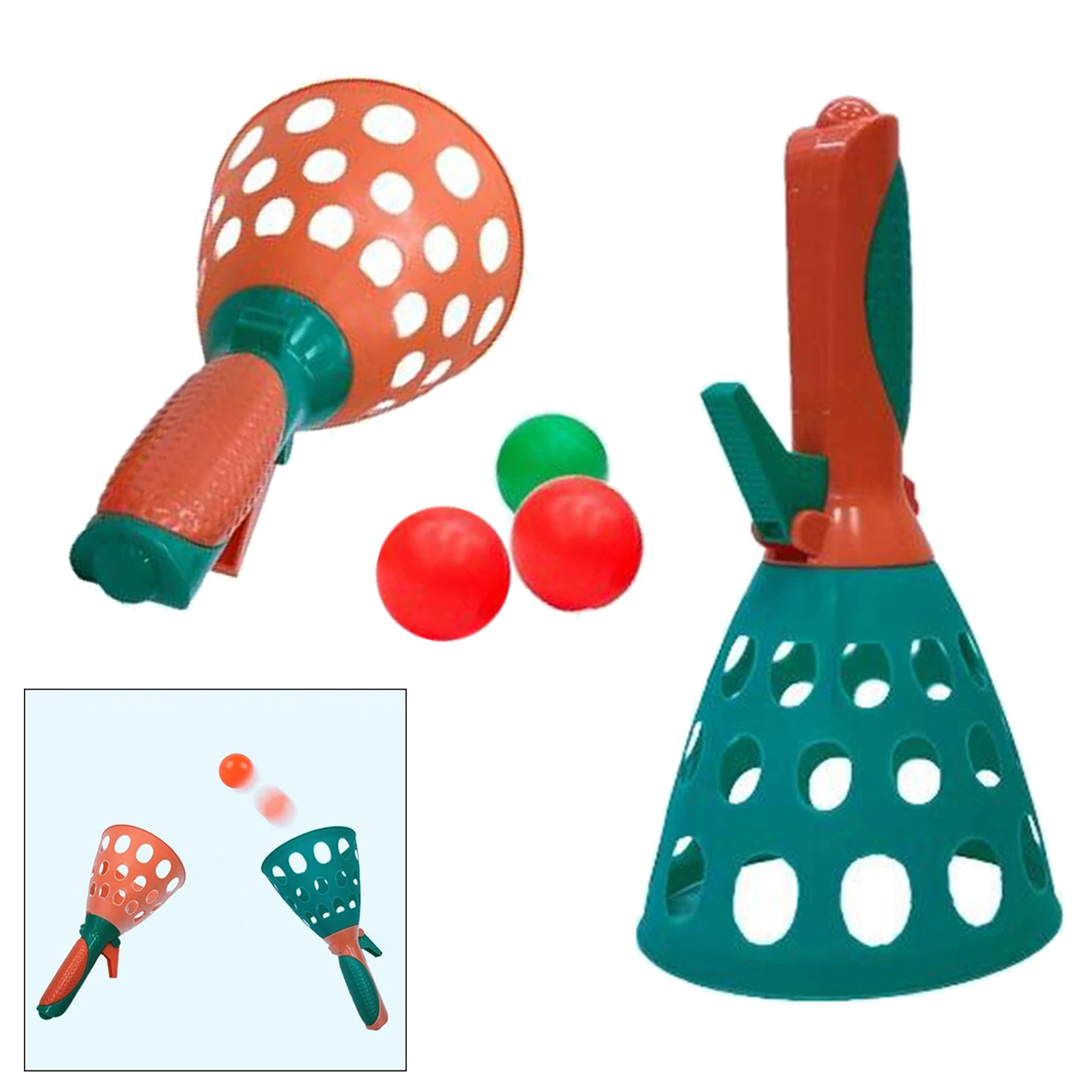 Details about   Kids Launch Catch Ball Game Set Outdoor Garden Toy Set   Catch Ball for Yard