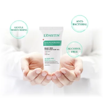 

Hand Sanitizer Travel Gel Alcohol Free Rinse-free Clean and Antibacterial 60ml Mild Safe Aganist Germs