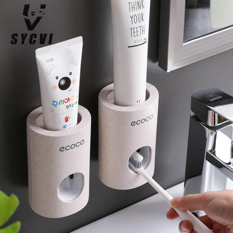 Автоматический диспенсер для зубной пасты ECOCO пыленепроницаемый держатель