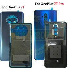 Для Oneplus 7T Батарея крышка задней стороны специально для Корпус задний Чехол Запчасти для авто Oneplus 7T Pro задняя крышка