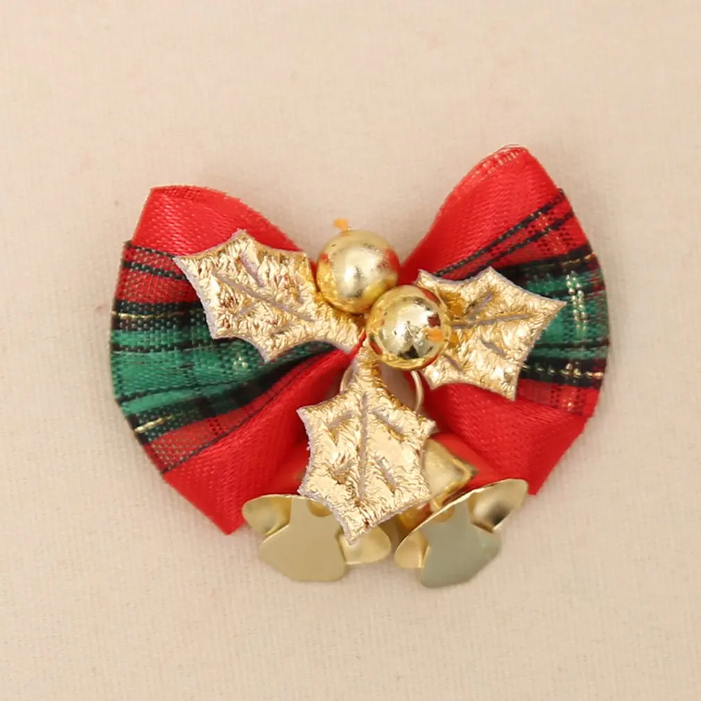 

Christmas Tree Garland Rattan Ring Decoration Accessories Bow Metal Bell Gift Lattice Flocking Cloth Christmas Gift