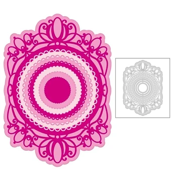 

2020 New Flower Lace Background Metal Cutting Dies and Leaves Die Cut Scrapbooking For Crafts Card Making Supplies no stamps set