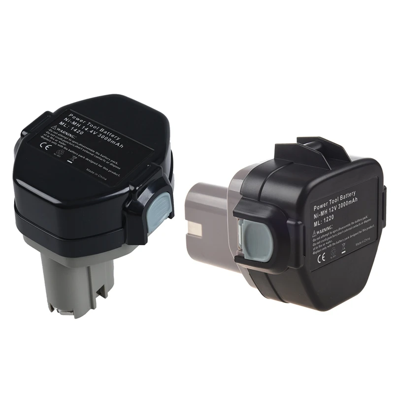

1Pcs 12 VOLT Ni-MH Battery for MAKITa 3.0 Ah 1233 1234 & 1Pcs 14.4 V Battery for MAKITa 1433 1434 Makita 6233D 4033D 6333D 6336D