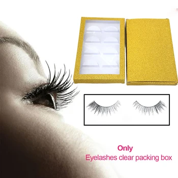 

10pcs Makeup Tool Travel Lashes Packing Box Display Home Cosmetic Gift Reusable Storage Organizer Container Portable Empty Case