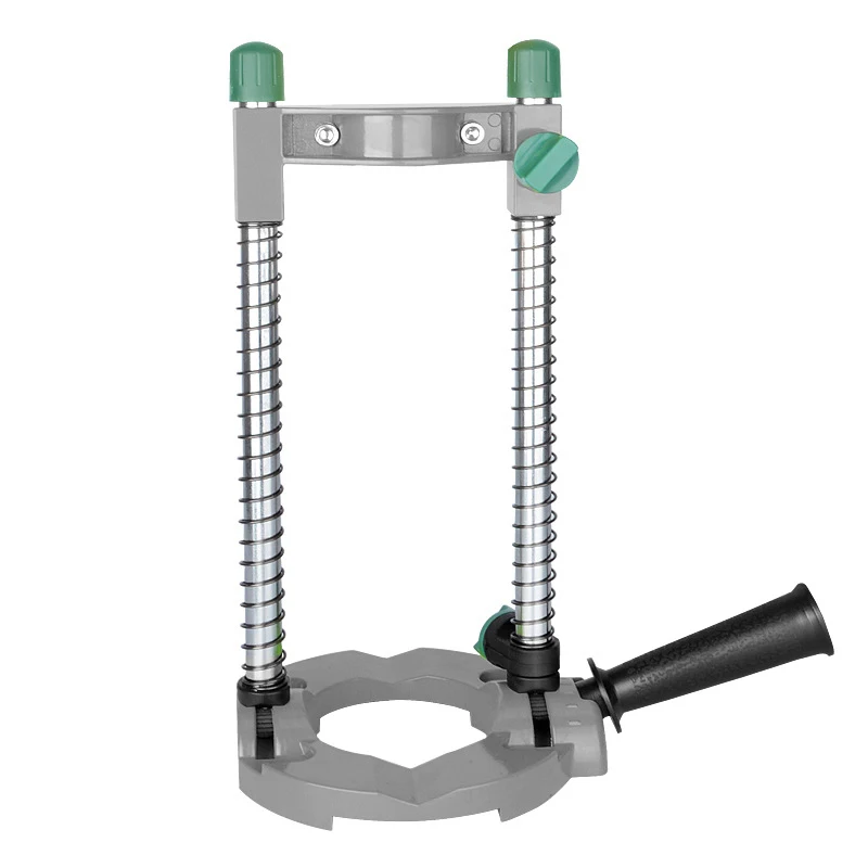 

Precision Drill Guide Pipe Drill Holder Stand Drilling Guide With Adjustable Angle And Removable Handle DIY Tool High Quality