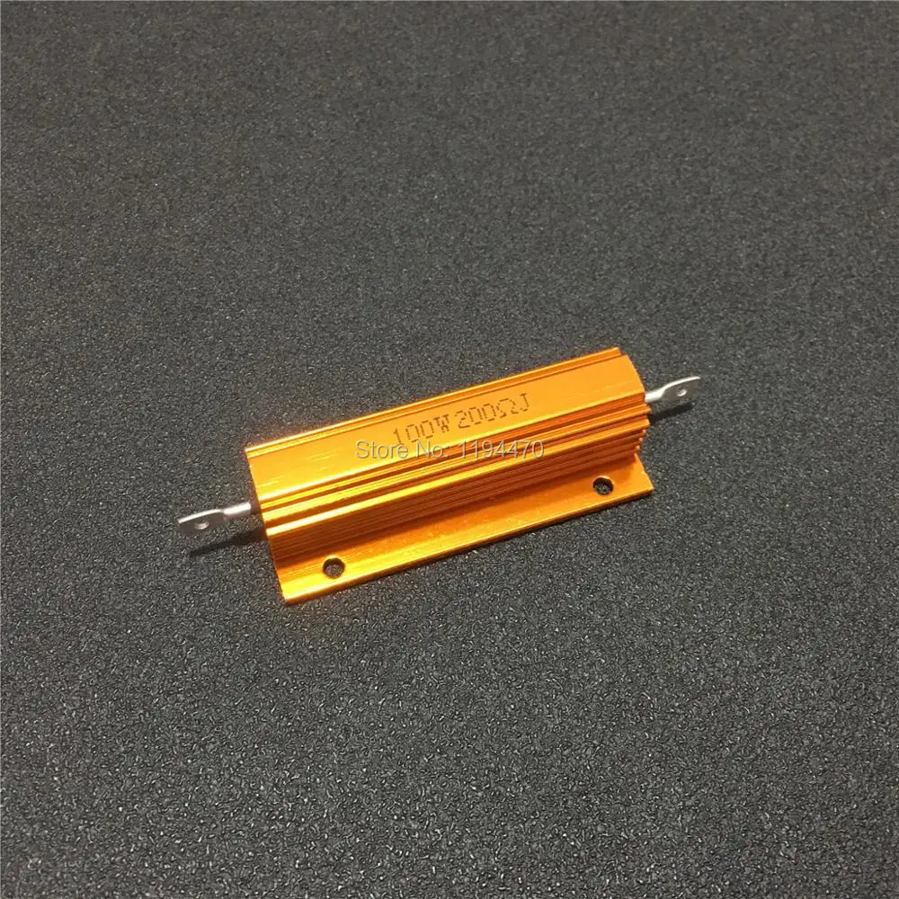 2 STUKS H7 Auto Canbus Fout Canceller Decoder Belastingsweerstand LED 50W 8 Ohm Geen